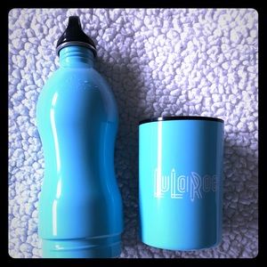 Lularoe Water bottle and cup